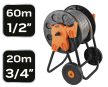 NEO Carucior de furtun, dimensiune furtun: 1/2" max 60m, 3/4" max 20 m (15-793)