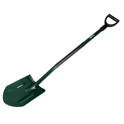 VERTO Mătură cu vârf ascuțit, mâner metalic, mânere din plastic (15G010-1)