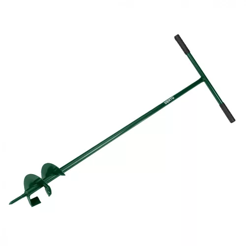 VERTO Burghiu pentru sol, manual, cu mâner în T, 110mm (15G071)