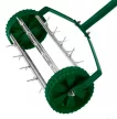VERTO Aerator de iarbă, manual, 27 țepi, diametru tambur 15 cm (15G539)