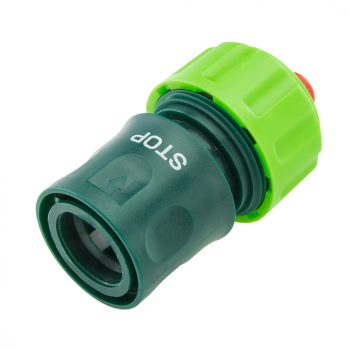   VERTO 30 buc. Conector rapid pentru furtun 3/4", cu oprire a apei, în cutie de ofertă (15G723-30)