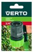 VERTO Conector rapid pentru furtun 3/4" cu stop apă (15G723)