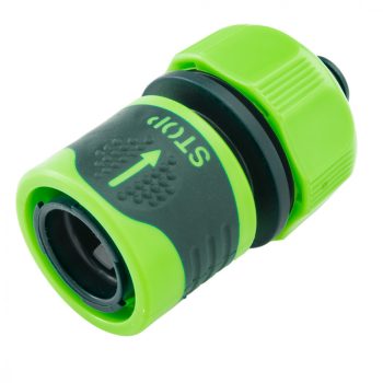   VERTO 30 buc. Conector rapid pentru furtun 3/4", cu oprire a apei, din două componente, în cutie de ofertă (15G733-30)