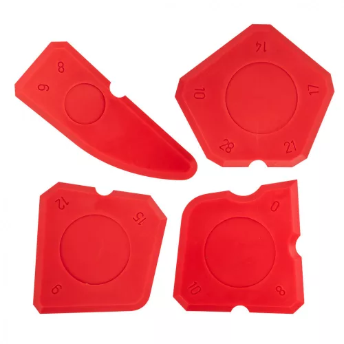 TOPEX Set pentru curățarea rosturilor, 4 buc, silicon, 6, 8, 9, 10, 12, 14, 15, 17, 21, 28 (16B472)