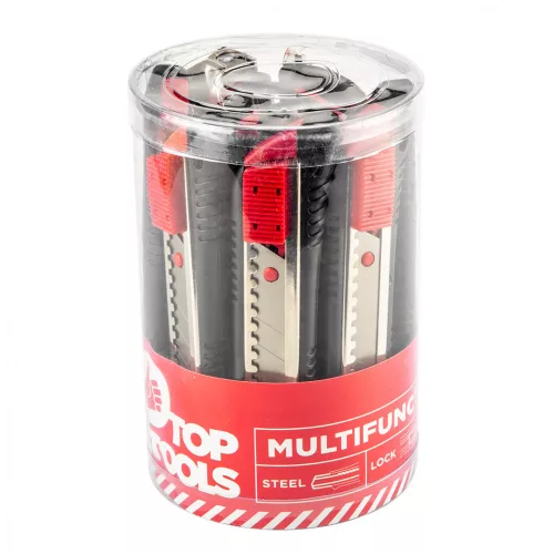Top Tools Cuțit cu lamă rupabilă 18mm - cutie cu 12 buc (17B528-12)