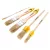 TOPEX Set de pensule, 5buc, Perie: Naturală, Mânere: Lemn, utilizare: Universal (20B816)