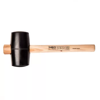   NEO CIOCAN DE CAUCIUC 90MM 1200g, mâner din hickory (25-054)