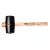 NEO CIOCAN DE CAUCIUC 90MM 1200g, mâner din hickory (25-054)