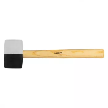 NEO CIOCAN DE CAUCIUC 58MM 450g NEGRU/ALB (25-067)