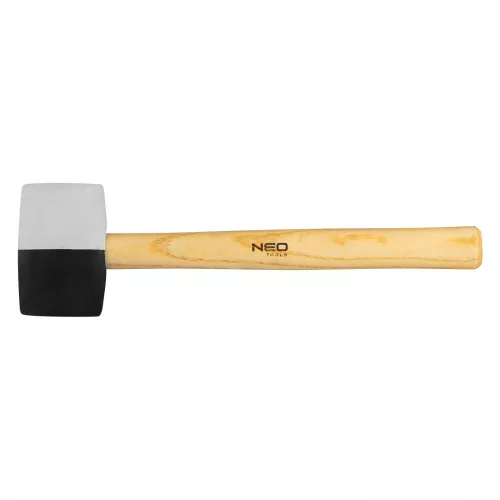 NEO CIOCAN DE CAUCIUC 58MM 450g NEGRU/ALB (25-067)