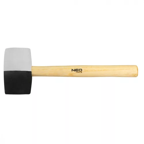 NEO CIOCAN DE CAUCIUC 63MM 680g NEGRU/ALB (25-068)