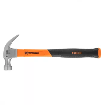   NEO Ciocan pentru extragerea cuielor, 450g, mâner din fibră de sticlă, bicomponent (25-132)