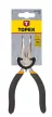 TOPEX Clește de precizie cu vârf îndoit 130mm (32D723)