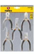 TOPEX Set clește de precizie 5 bucăți, 125mm (32D755)