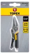 TOPEX Clește patent cu falcă lungă, 225mm, mâner din plastic (32D857)