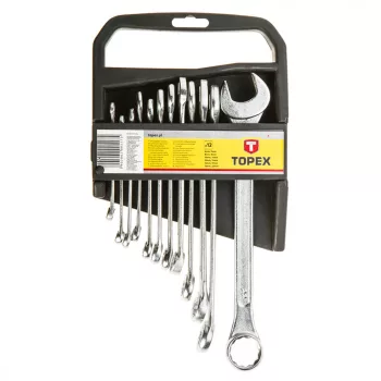TOPEX Set Chei Stea cu două capete 6-22mm, 12buc (35D375)