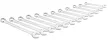 TOPEX Set Chei Stea cu două capete 10-32mm, 12buc (35D758)