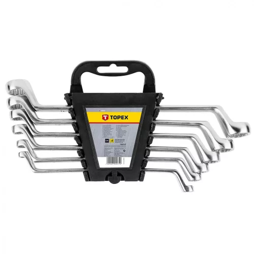 TOPEX Set de chei inelare 6buc, 6-17MM CrV (35D855)