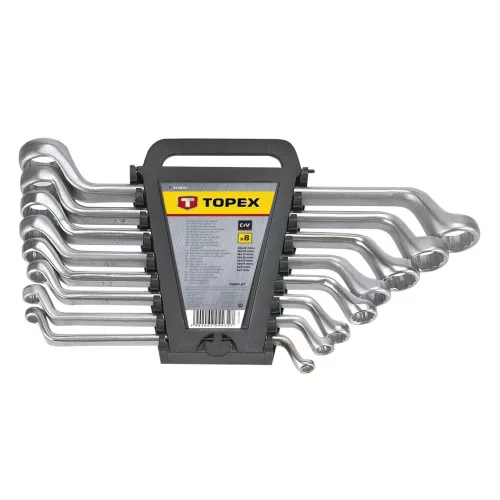 TOPEX Set de chei inelare 6buc, 6-22MM CrV (35D856)