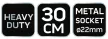 NEO Mătură pentru paviment, beton, trotuar 30 cm, cu mâner metalic, versiune profesională (39-200)