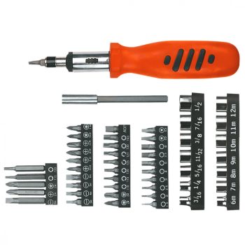 Top Tools Set de șurubelnițe 52buc, cu manivelă (39D357)