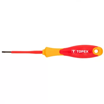 TOPEX Șurubelniță 1000V, izolat 2.5X69 plată (39D470)