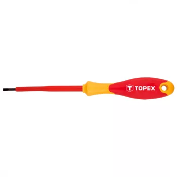 TOPEX Șurubelniță 1000V, izolat 3X99 plată (39D471)