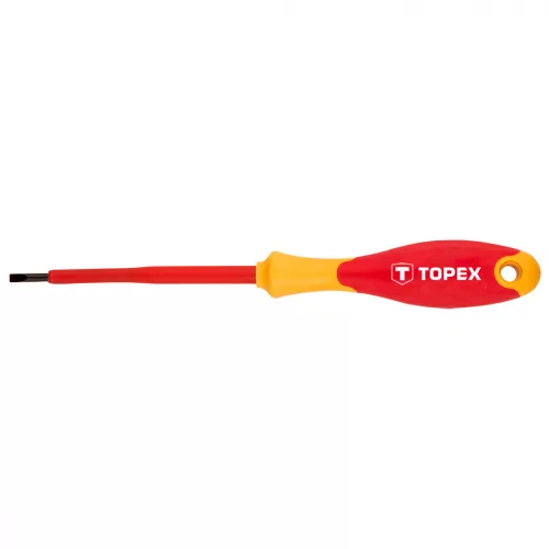 TOPEX Șurubelniță 1000V, izolat 3X99 plată (39D471)