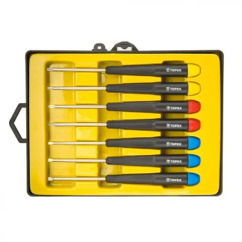   TOPEX Set de șurubelnițe de precizie pentru instrumentari 7 piese (39D552)