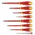 TOPEX Set de șurubelnițe 8 piese, 1000V, izolat (39D674)