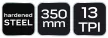 NEO FERĂSTRĂU PENTRU UNGHI 350MM 13TPI (41-226)
