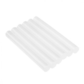  Top Tools Cartuș de lipit, 11x100mm, 6 buc, 60g, alb transparent (42E110)
