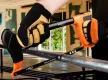 NEO Ferăstrău metalic 300mm cu suport de lamă, aluminiu, mâner dublu component (43-301)