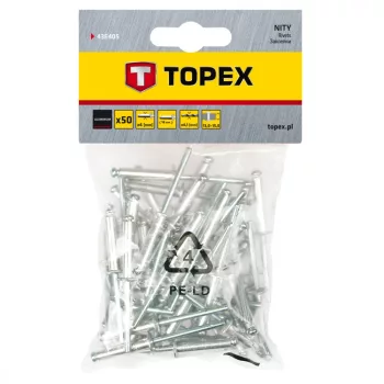 TOPEX Pop-rivet 4.0X18 50 pcs. (43E405)