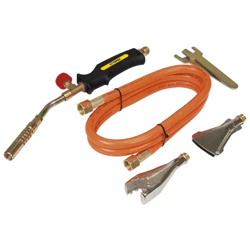 TOPEX Torță de Lipit cu Gaz, Perzător, Arzător Kit PROFESIONAL (44E111)