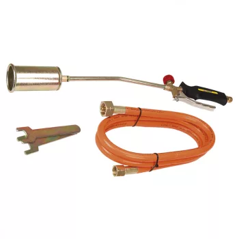   TOPEX Torță de Lipit cu Gaz, Perzător, Arzător Kit PROFESIONAL, 50mm, Șaft: 50cm, Țeavă: 1.5m (44E120)