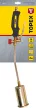TOPEX Torță de Lipit cu Gaz, Perzător, Arzător Kit PROFESIONAL, 50mm, Șaft: 50cm, Țeavă: 1.5m (44E120)