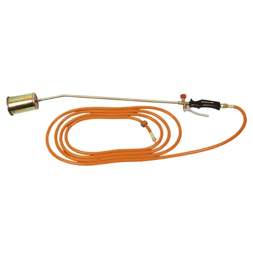 TOPEX Torță de Lipit cu Gaz, Perzător, Arzător Kit 60mm (58kW), Șaft: 50cm, Țeavă: 5m (44E122)