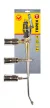 TOPEX Torță de Lipit, Perzător, Arzător cu Gaz Kit, CAPUL TRIPLU, Șaft: 50cm, Țeavă: 5m (44E123)