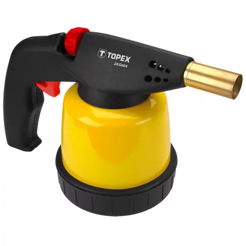 TOPEX Torță de Lipit cu Gaz, Perzător, Arzător cu Rezervor de 190g, PIEZO (44E141)