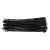 TOPEX Legătura cablurilor 3,6x300mm, negru, 100buc (44E973)