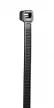 TOPEX Legătura cablurilor 3,6x300mm, negru, 100buc (44E973)