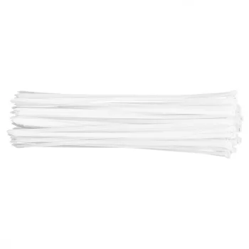 TOPEX Legătura cablurilor 7,6x500mm, alb, 75buc (44E984)