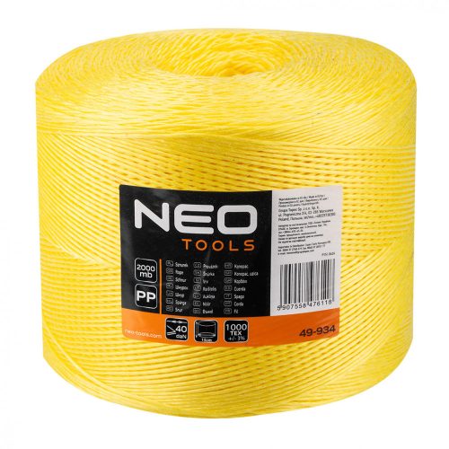 NEO Sfoară din Polipropilenă PP 2000m (49-934)