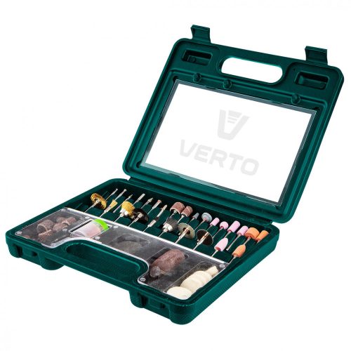 VERTO Set de accesorii mini pentru burghiu și polizor, 100buc (50G029)