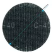GRAPHITE Plasă de Șlefuit pentru Gips, 180mm, K40, 5 bucăți, cu Velcro pentru șlefuitor 59G263 (54H025)