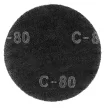 GRAPHITE Plasă de Șlefuit pentru Gips, 180mm, K80, 5 bucăți, cu Velcro pentru șlefuitor 59G263 (54H026)