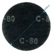 GRAPHITE Plasă de Șlefuit pentru Gips, 180mm, K80, 5 bucăți, cu Velcro pentru șlefuitor 59G263 (54H026)