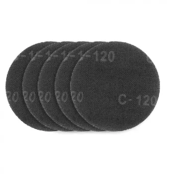   GRAPHITE Plasă de Șlefuit pentru Gips, 180mm, K120, 5 bucăți, cu Velcro pentru șlefuitor 59G263 (54H027)