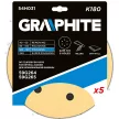 GRAPHITE Hârtie de Șlefuit cu Velcro, 225mm, K180, 5 bucăți, 6 găuri, pentru șlefuitor 59G264, 59G265 (54H031)